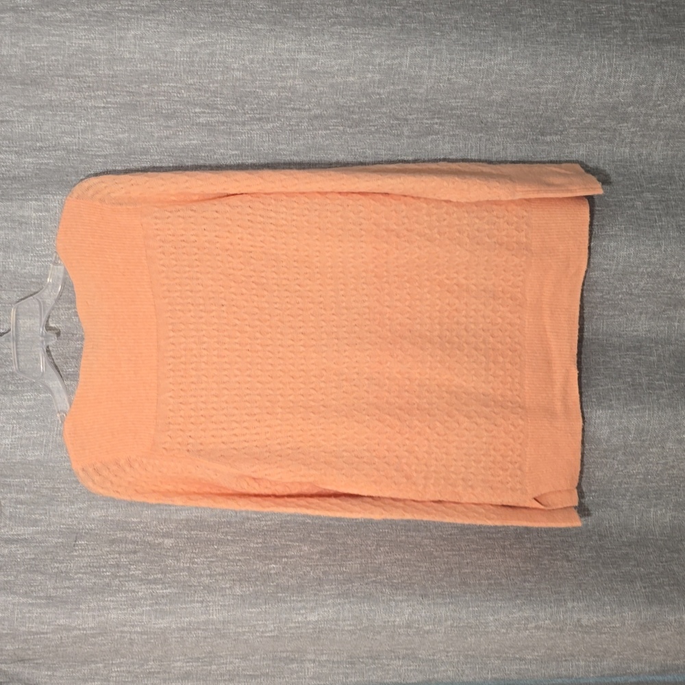 Loft Peach Color Tunic Sweater - Picture 2 of 7